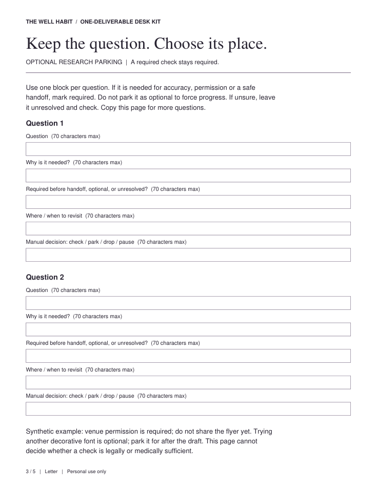 Page 3: Research parking